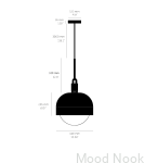 FORKED PENDANT SHADE GLOBE SMOKED .png
