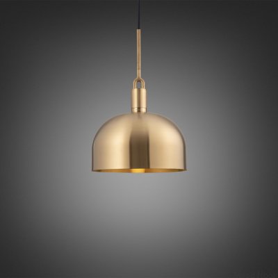 Gaffelformad L-formad pendellampa med mässingslock