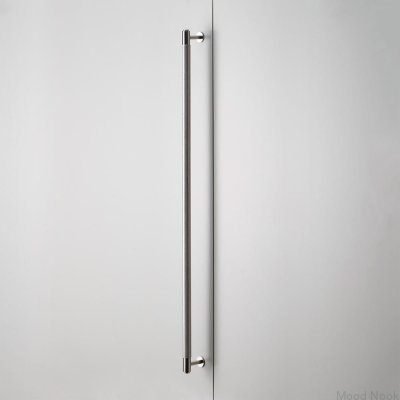 Garderobskors 724 stål silverförlängt möbelhandtag