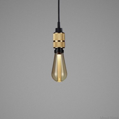 Hänglampa utan skärm 1.0 Krokad S 2 m Mässing