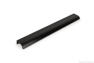 Ручка для мебели Ona 256 Edge из алюминия, черная, анодированная