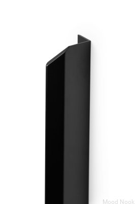 Vann 1200 edge furniture handle, Aluminum Black