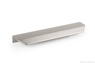 Uchwyt meblowy krawędziowy Vann 200 Srebrny Aluminiowy szczotkowany