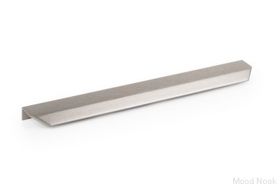Uchwyt meblowy krawędziowy Vann 350 Srebrny Aluminiowy Szczotkowany