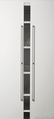 Långt möbelhandtag Graf Mini 1178 Silver