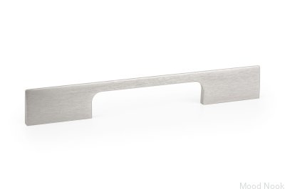 Peak 192 aluminium silver långsträckt möbelhandtag