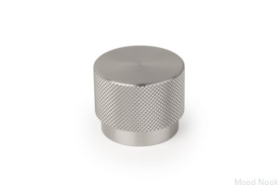Möbelknopp Graf Big 38 silver