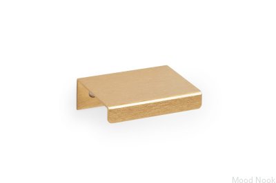 Мебельная ручка Way 32, матовый алюминий, золото