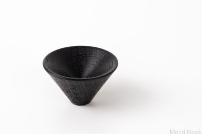 Möbelknopp Conic 43 Trä Svartlackerad