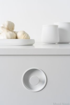 Tirador para mueble empotrado Dipo Blanco Mate