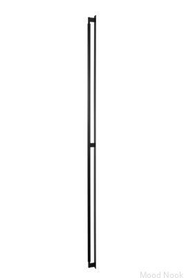 Möbelhandtag på längden med Arpa Plate 1178, Aluminium, Svart, Borstad