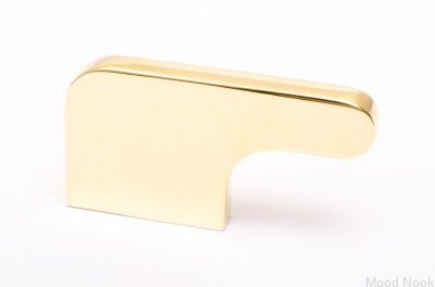 Uchwyt meblowy Soft Cut 55 Mosiężny Polerowany Nielakierowany