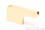 Uchwyt meblowy Soft Cut mosiężny szczotkowany