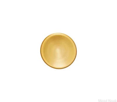 Möbelknopp Disc 50 Borstat guld Cava