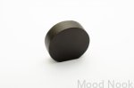 Gałka meblowa Globe 20 czarne aluminium