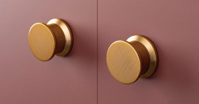 Мебельная ручка ОЙ! Золотая матовая кава