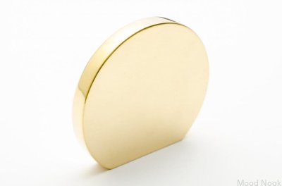 Bouton de meuble Globe 50 Laiton Poli Non Peint