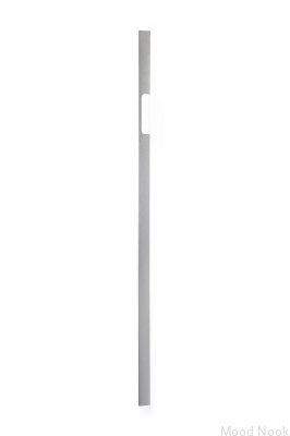 Avlångt möbelhandtag Peak 1120 Aluminium Silver Borstad (asymmetrisk)