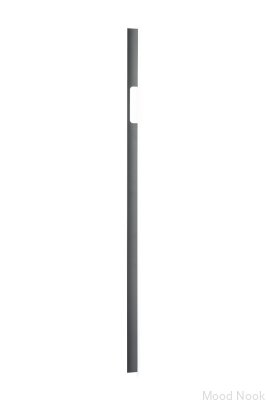 Avlångt möbelhandtag Peak 1120 Aluminium Metallic Grey (asymmetrisk)