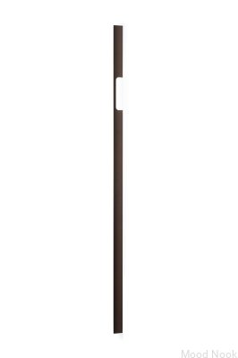 Avlångt möbelhandtag Peak 1120 Aluminium Metallic Brun
