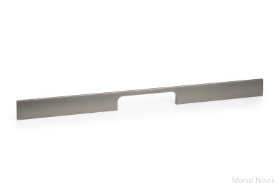 Peak 768 Aluminium Metallic Grå avlångt möbelhandtag