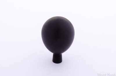 Möbelknopp Drop 20 Svart aluminium