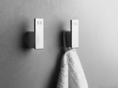 Colgadores de pared 7070 Acero cepillado (2 piezas)
