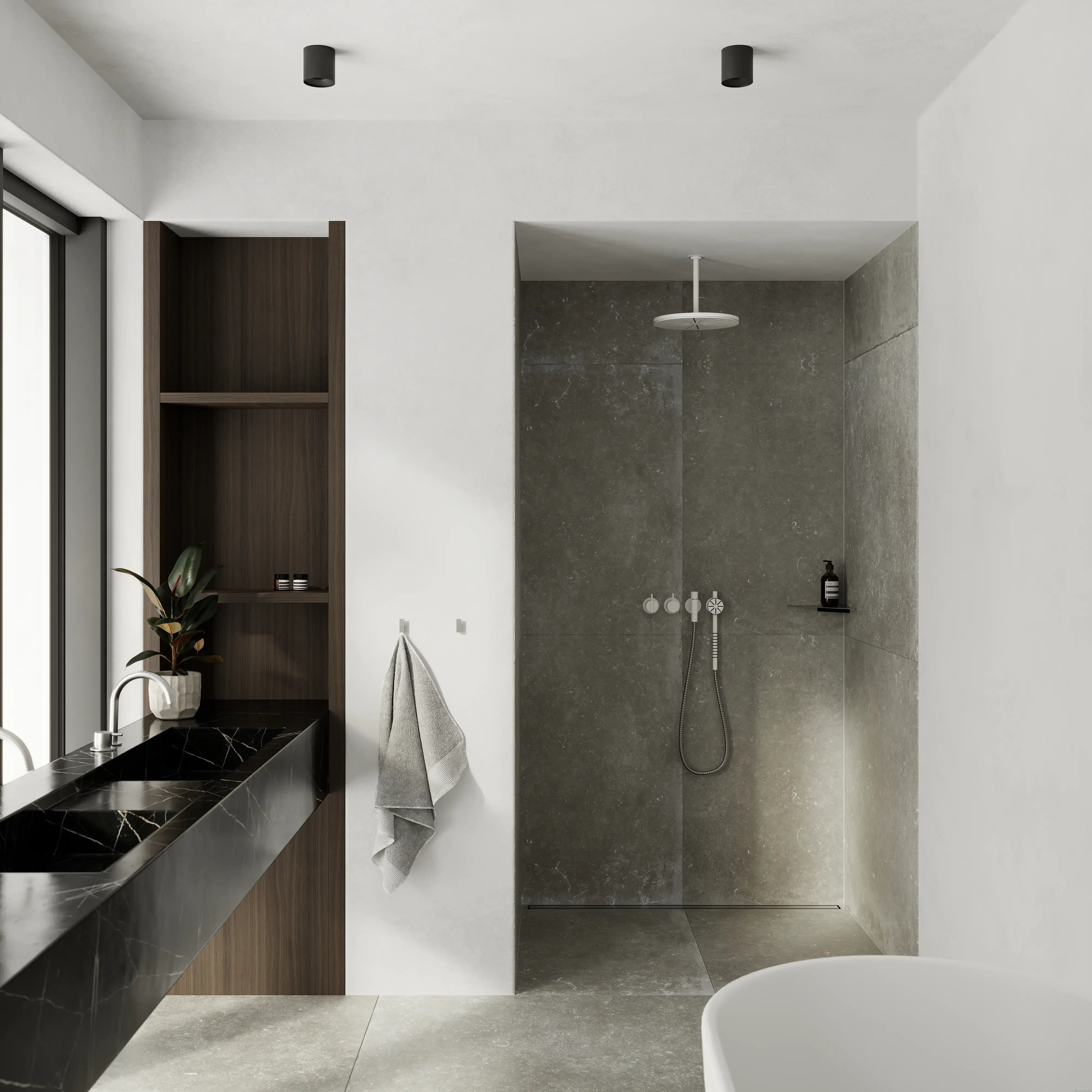 7210--półka-łazienkowa-narożna-stal-szczotkowana-interior-unidrain-Skandynawskie-Uchwyty.webp