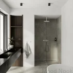 7210--półka-łazienkowa-narożna-stal-szczotkowana-interior-unidrain-Skandynawskie-Uchwyty.webp