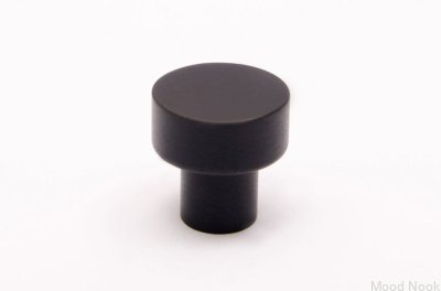 Möbelknopp Dot 18 Svart aluminium