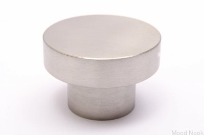 Möbelknopp Dot 50 Borstad aluminium