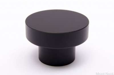 Möbelknopp Dot 50 Svart aluminium