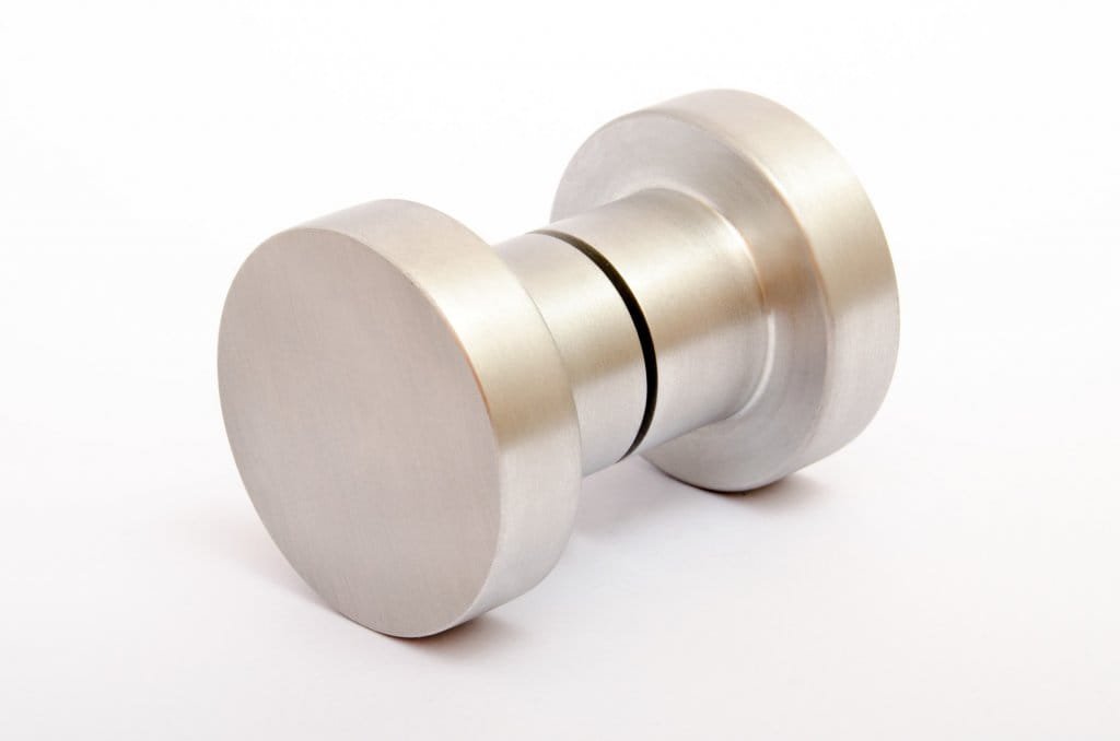 Gałka do drzwi Dot 50 szczotkowane aluminium