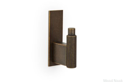 Vägghängare med dyna Arpa Plate Aluminium Rustik Guld Eco