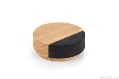 Tope de puerta de pie Golpe de suelo Madera Roble