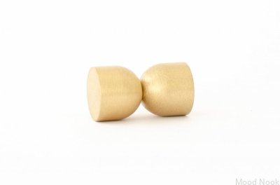 Мебельная ручка Kokeshi 1832, матовая латунь, без лакировки