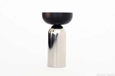 Wieszak ścienny Kokeshi Mix 3052 Stalowy Polerowany z Czarnym Aluminium
