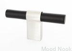 KN29RB/AS--Gałka-meblowa-T-Bar-Line-Big-Mix-80-Aluminiowa-Czarna-ze-Szczotkowaną-Stalą-BB-Sweden-Skandynawskie-Uchwyty_1