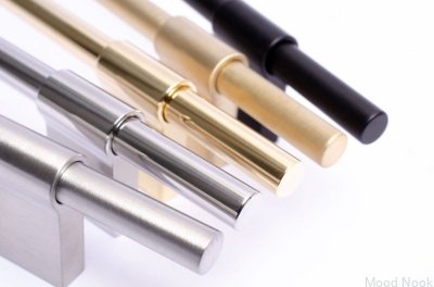 Ручка мебельная Line 342 Gold Brass Brushed Неокрашенная