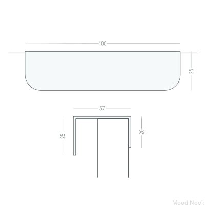 Ручка мебельная обрезная Edit O Brass Brushed Unpainted