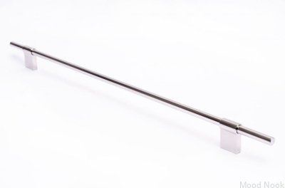 Möbelhandtag Line 342, Silver, Stål, Polerad
