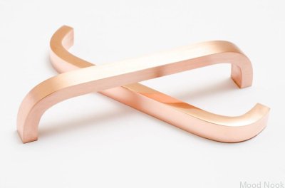 Ручка мебельная длинная Slim 128 Polished Copper Неокрашенный