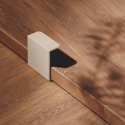 Hide 40 edge möbelhandtag, metall, Greige
