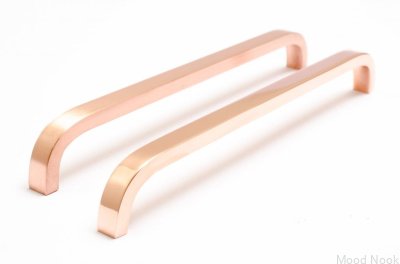 Ручка мебельная тонкая Slim 224 Copper Brushed Неокрашенная