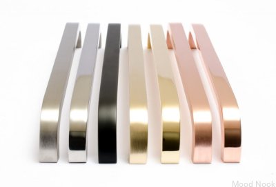 Мебельная ручка Slim 432 Gold Brass Brushed Неокрашенная