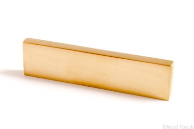 Clean Cut 64 möbelhandtag Guld Mässing Borstad Omålad