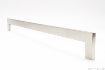 Uchwyt meblowy Clean Cut 432 Srebrny Stalowy Szczotkowany