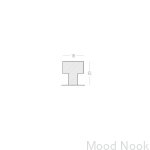 U.2.1--Gałka-Meblowa-Lexi-XS-Mosiężna-Szczotkowana-Nielakierowana-Open&amp;amp;amp;Hide-MoodNook_4