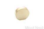 Gałka meblowa Globe 20 mosiądz szczotkowany