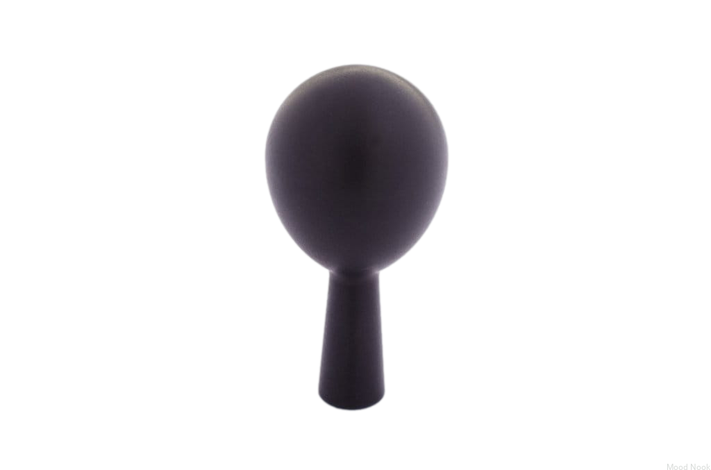 Gałka meblowa Drop 40 czarna aluminiowa